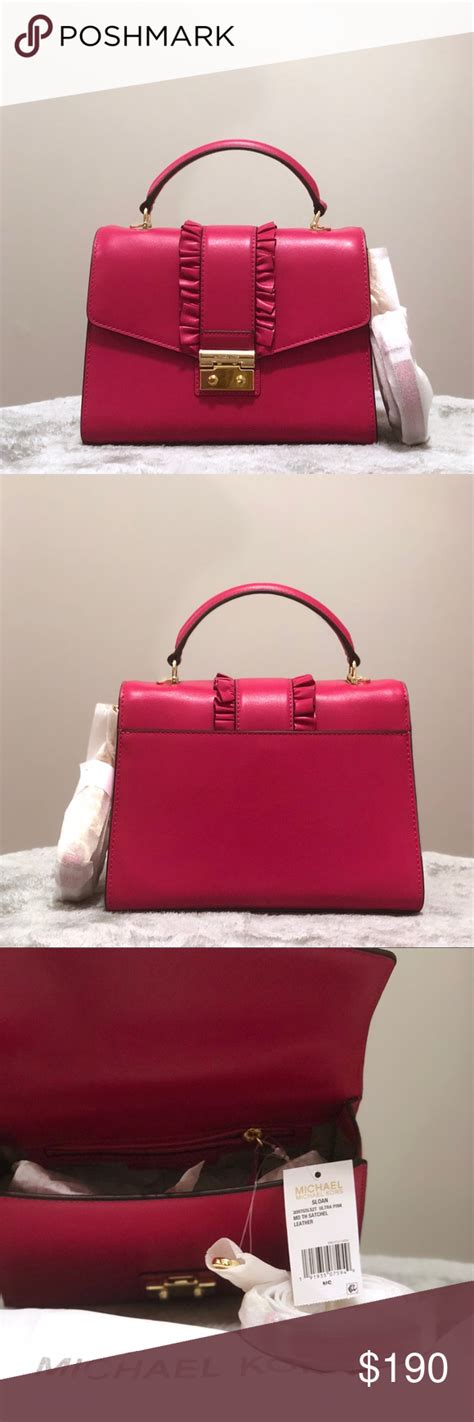 michael kors sloan satchel ultra pink|Michael Kors Sloan Top.